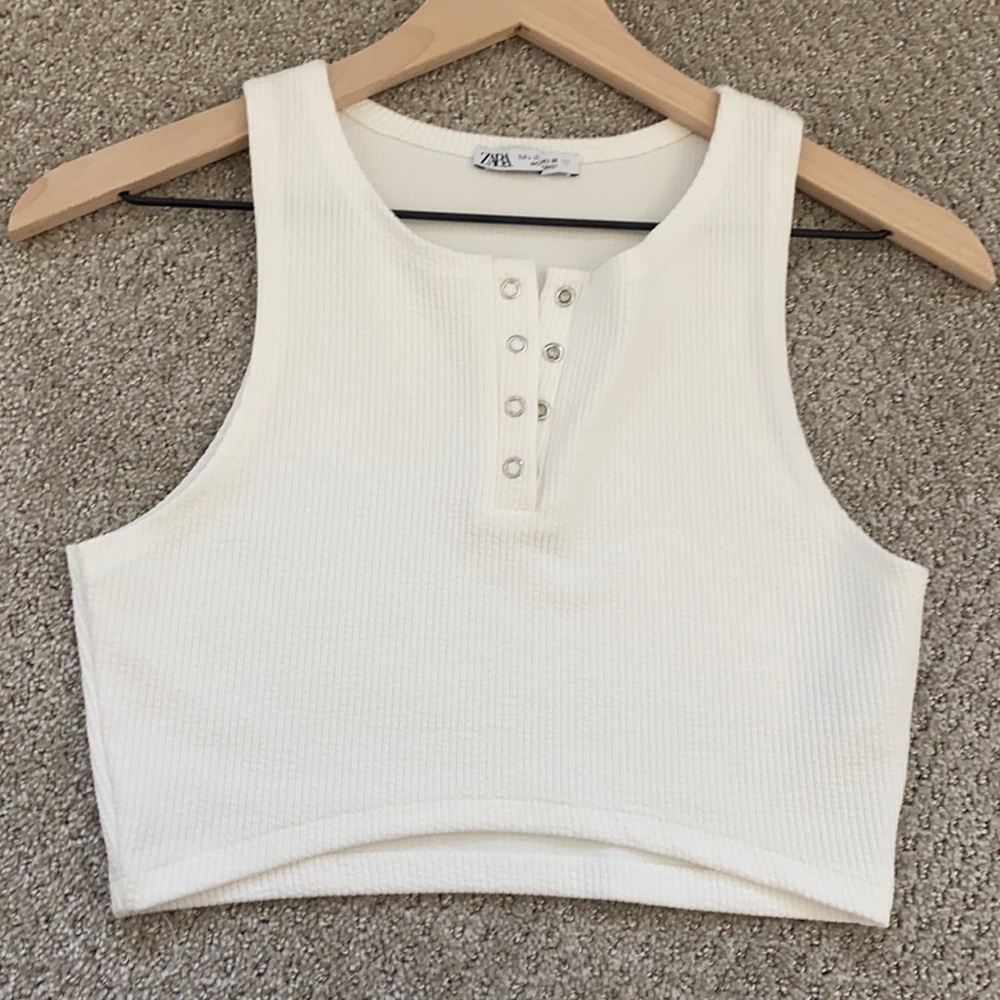 Brand New White Zara Top
